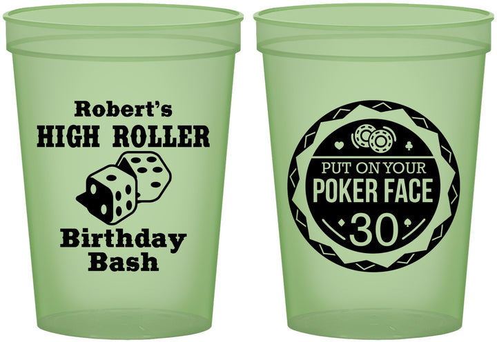 Custom Birthday 16 oz Glow In The Dark Cups - 30th Las Vegas | 20262