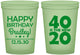 Custom Birthday 16 oz Glow In The Dark Cups - 40 Is The New 20 | 20269
