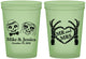 Custom Wedding 16 oz Glow In The Dark Cups - Mr And Mrs Halloween | 206