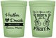 Custom Wedding 16 oz Glow In The Dark Cups - Siesta Fiesta Mexico | 207