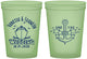 Custom Wedding 16 oz Glow In The Dark Cups - Save The Date Cruise | 209
