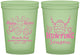 Custom Easter 16 oz Glow In The Dark Cups - Bunny Egg Hunt | 210003