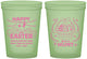 Custom Easter 16 oz Glow In The Dark Cups - Born To Hunt Bunny | 210007
