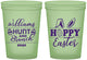 Custom Easter 16 oz Glow In The Dark Cups - Hoppy Bunny Eggs | 210012