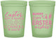 Custom Easter 16 oz Glow In The Dark Cups - Bunny Kisses Eggs | 210014