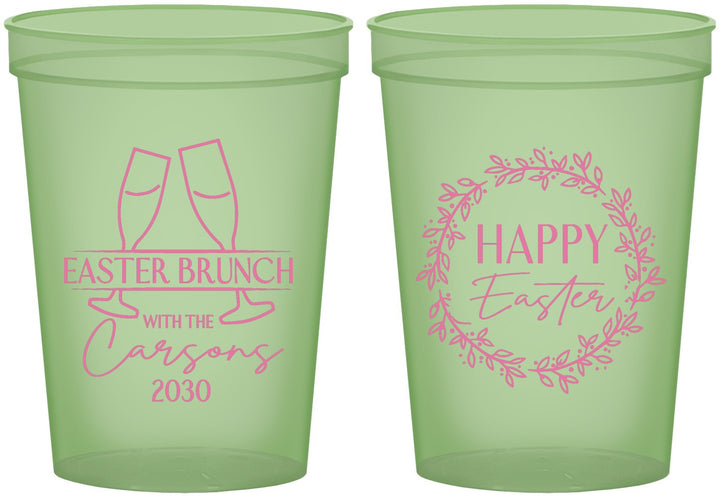 Custom Easter 16 oz Glow In The Dark Cups - Brunch | 210015