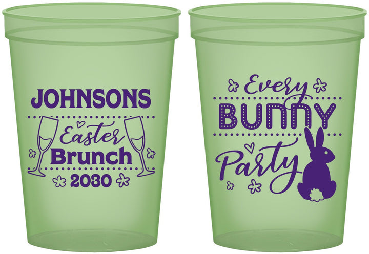 Custom Easter 16 oz Glow In The Dark Cups - Every Bunny Party | 210016