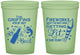 Custom 4th Of July 16 oz Glow In The Dark Cups - Beach Red White Blue | 220019