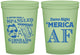 Custom 4th Of July 16 oz Glow In The Dark Cups - Merica Af | 220031