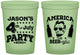 Custom 4th Of July 16 oz Glow In The Dark Cups - Bbq Lincoln | 220036