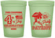 Custom 4th Of July 16 oz Glow In The Dark Cups - Patriot | 220038