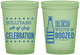 Custom 4th Of July 16 oz Glow In The Dark Cups - Red White Booze | 220043