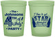 Custom 4th Of July 16 oz Glow In The Dark Cups - Star Spangled Hammered | 220049