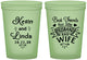 Custom Wedding 16 oz Glow In The Dark Cups - Best Friends | 221