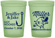 Custom Wedding 16 oz Glow In The Dark Cups - Got Hook Fish | 230