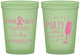 Custom Awareness 16 oz Glow In The Dark Cups - Pink Party | 230000