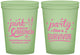 Custom Awareness 16 oz Glow In The Dark Cups - Party Like A Survivor | 230005