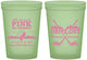 Custom Awareness 16 oz Glow In The Dark Cups - Gold Drive Out | 230017