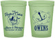 Custom Wedding 16 oz Glow In The Dark Cups - The Perfect Catch | 232