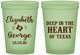 Custom Wedding 16 oz Glow In The Dark Cups - Deep In The Heart Of Texas | 237