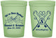 Custom Wedding 16 oz Glow In The Dark Cups - Been Hooked Fishing | 238