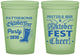 Custom Oktoberfest 16 oz Glow In The Dark Cups - Pretzel | 240001