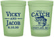 Custom Wedding 16 oz Glow In The Dark Cups - What A Catch Fish | 247