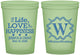 Custom Wedding 16 oz Glow In The Dark Cups - Life Love Happiness | 248