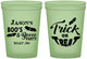 Custom Halloween 16 oz Glow In The Dark Cups - Trick Or Treat | 250002