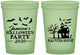 Custom Halloween 16 oz Glow In The Dark Cups - Haunted House | 250006
