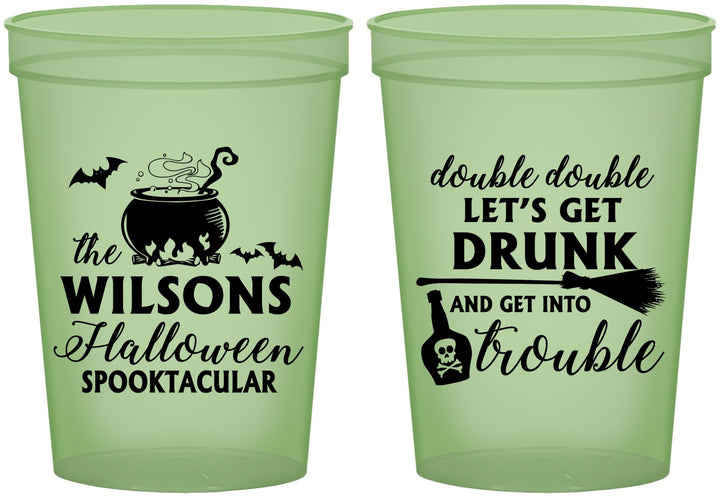 Custom Halloween 16 oz Glow In The Dark Cups - Witch | 250011