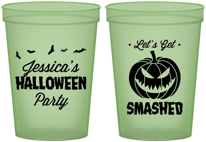 Custom Halloween 16 oz Glow In The Dark Cups - Pumpkin | 250030