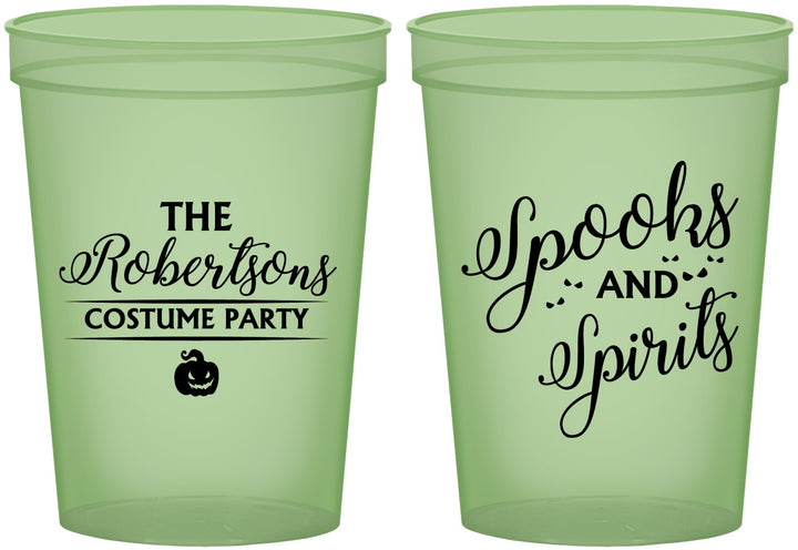 Custom Halloween 16 oz Glow In The Dark Cups - Spooks Spirits | 250037