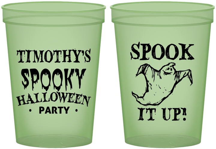 Custom Halloween 16 oz Glow In The Dark Cups - Ghost | 250045