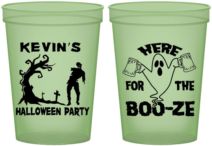 Custom Halloween 16 oz Glow In The Dark Cups - Ghost | 250046