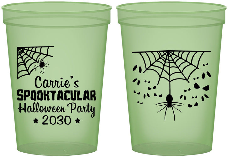 Custom Halloween 16 oz Glow In The Dark Cups - Spooktacular | 250049