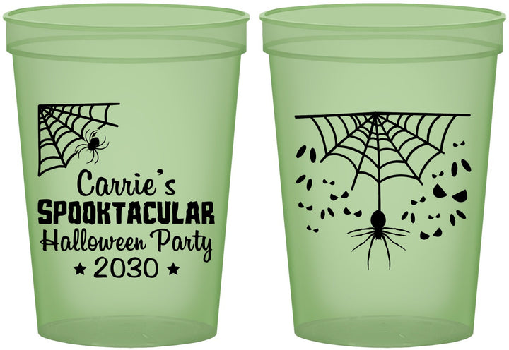 Custom Halloween 16 oz Glow In The Dark Cups - Spooktacular | 250049