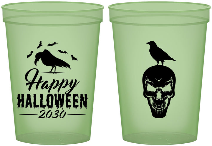 Custom Halloween 16 oz Glow In The Dark Cups - Skeleton | 250056