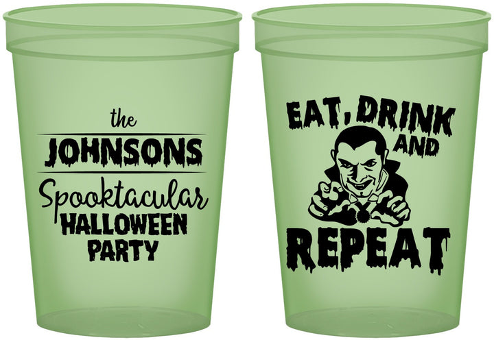 Custom Halloween 16 oz Glow In The Dark Cups - Dracula | 250062