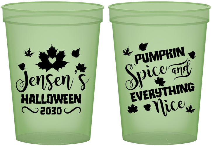 Custom Halloween 16 oz Glow In The Dark Cups - Pumpkin | 250080