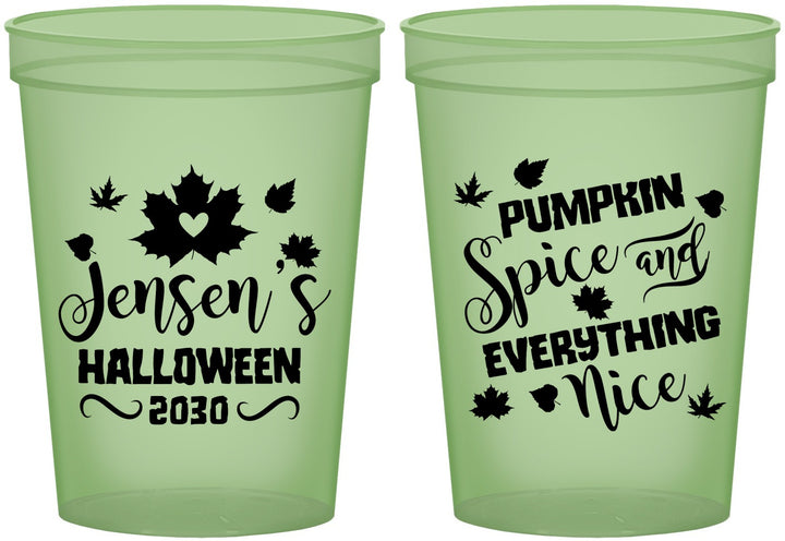 Custom Halloween 16 oz Glow In The Dark Cups - Pumpkin | 250080