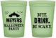 Custom Halloween 16 oz Glow In The Dark Cups - Bite Drink Be Scary | 250082
