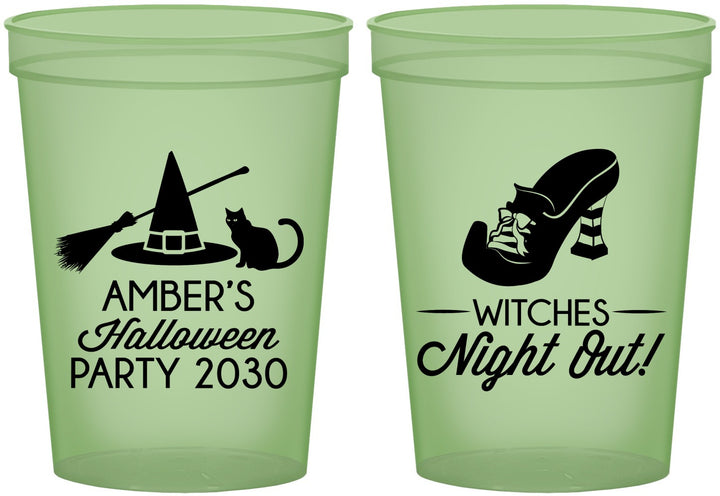 Custom Halloween 16 oz Glow In The Dark Cups - Witches Night Out | 250083