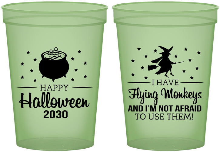 Custom Halloween 16 oz Glow In The Dark Cups - Witch | 250084