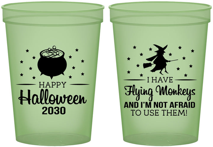 Custom Halloween 16 oz Glow In The Dark Cups - Witch | 250084