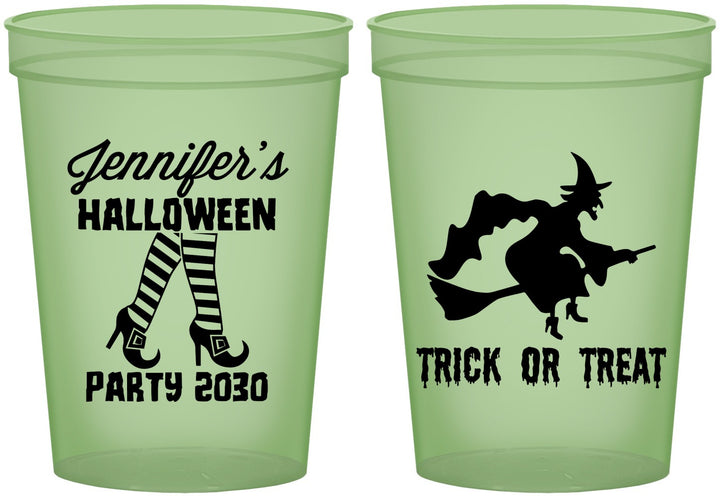 Custom Halloween 16 oz Glow In The Dark Cups - Trick Or Treat | 250089