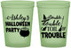 Custom Halloween 16 oz Glow In The Dark Cups - Witch | 250095