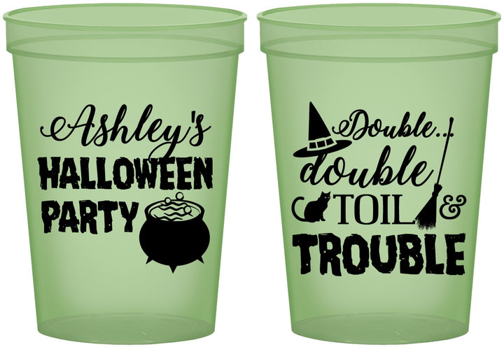 Custom Halloween 16 oz Glow In The Dark Cups - Witch | 250095