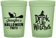 Custom Halloween 16 oz Glow In The Dark Cups - Drink Up Witches | 250096