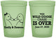 Custom Wedding 16 oz Glow In The Dark Cups - Wild Goose | 251